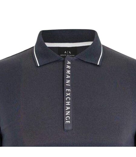 Polo Motif/style À Rayures Homme Bleu Marine Armani Exchange