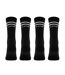 Pack Of 4  Unisex Adult Crow Crew Socks  Black G-Star-2