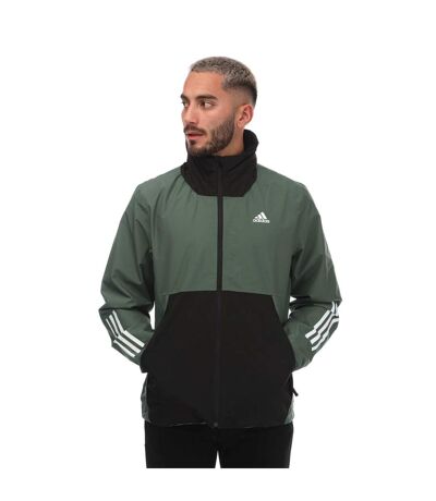 Veste homme vert / noir Adidas