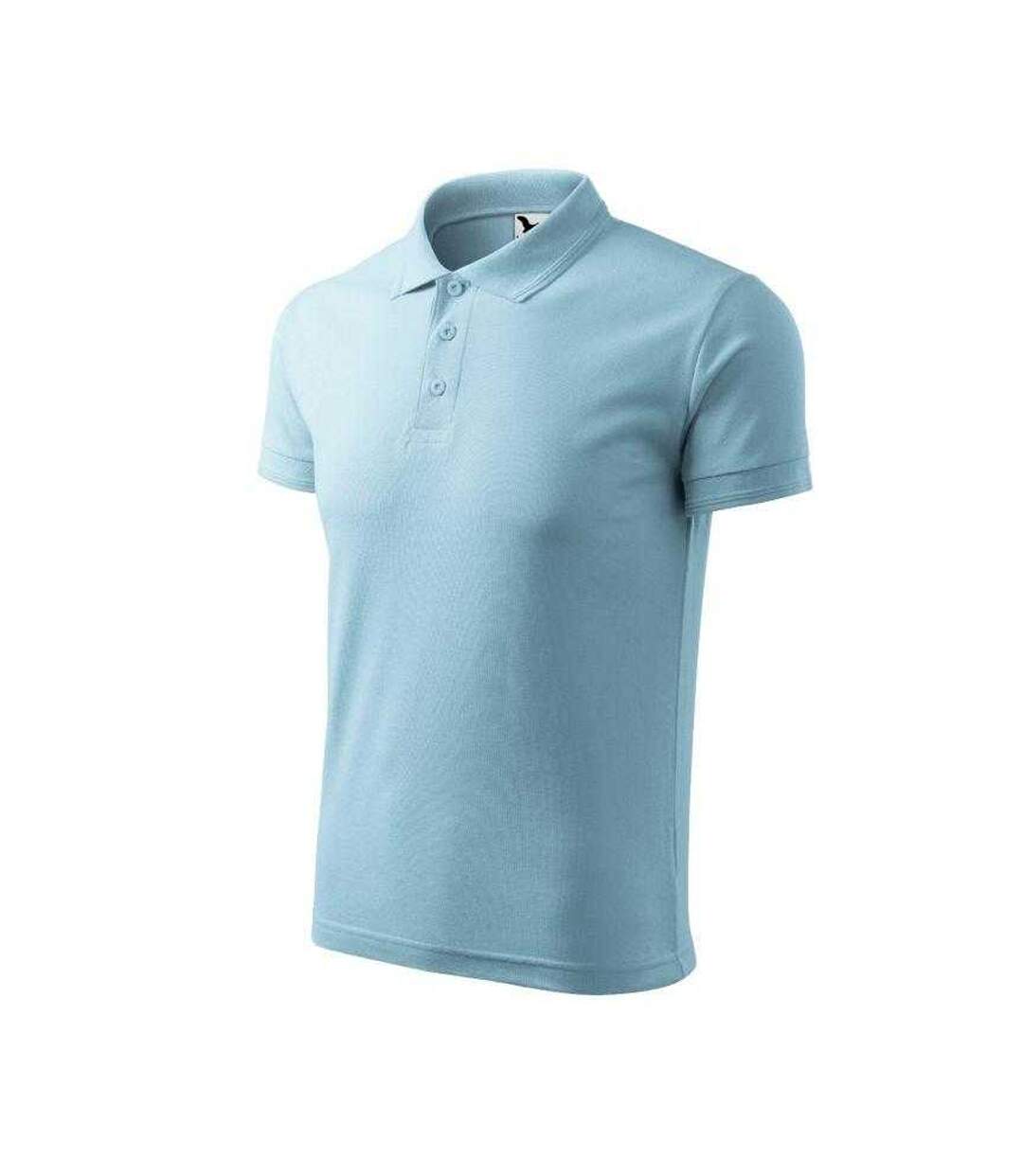 Polo Homme Bleu Clair Malfini-3