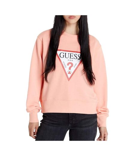 Sweat Rose Femme Guess Original Fleece - L