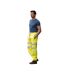 Unisex adult hi-vis jogging bottoms yellow Yoko