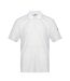 Polo Golf Motif/style À Carreaux Homme Blanc Slazenger-1