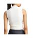 Haut blanc femme adidas ruched crop-2