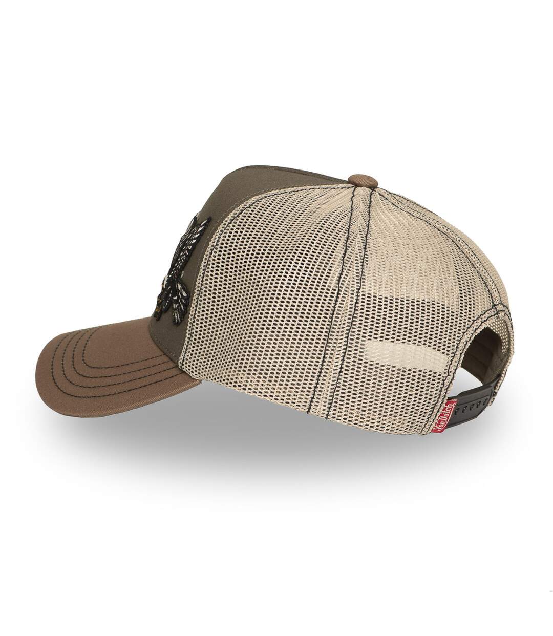 Casquette trucker avec filet adulte print devant Patches Vondutch-5