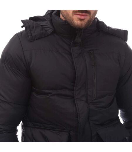 Mens addition padded puffer jacket navy Loyalty & Faith