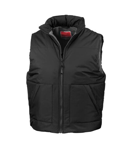 Result Unisex Adult Fleece Lined Vest (Black) - UTRW10179