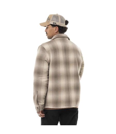 Sur Chemise homme en flanelle à carreaux doublée sherpa Heaven Vondutch