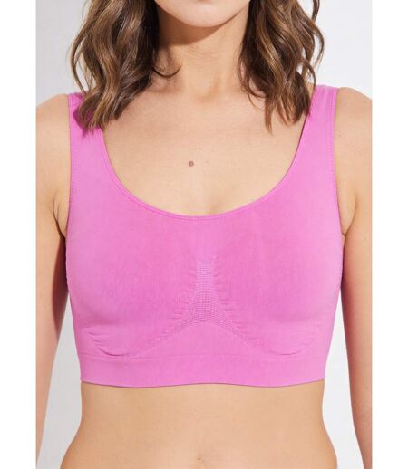 Brassière extensible sans coutures devant