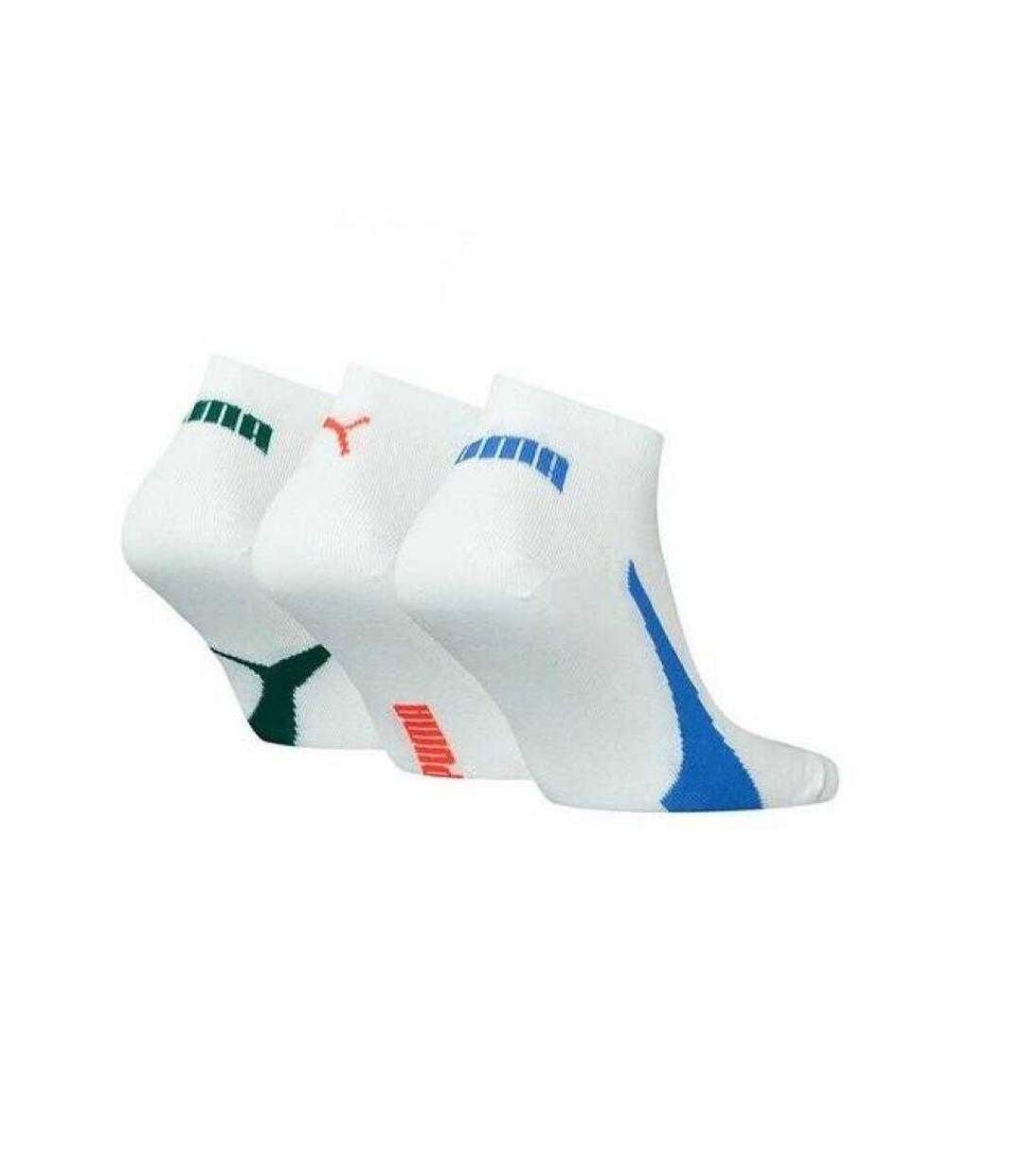 Lot De 6  Socquettes Lifestyle Adulte Blanc Puma-2