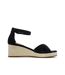 Sandales noir femme tommy hilfiger flag criss-cros-2