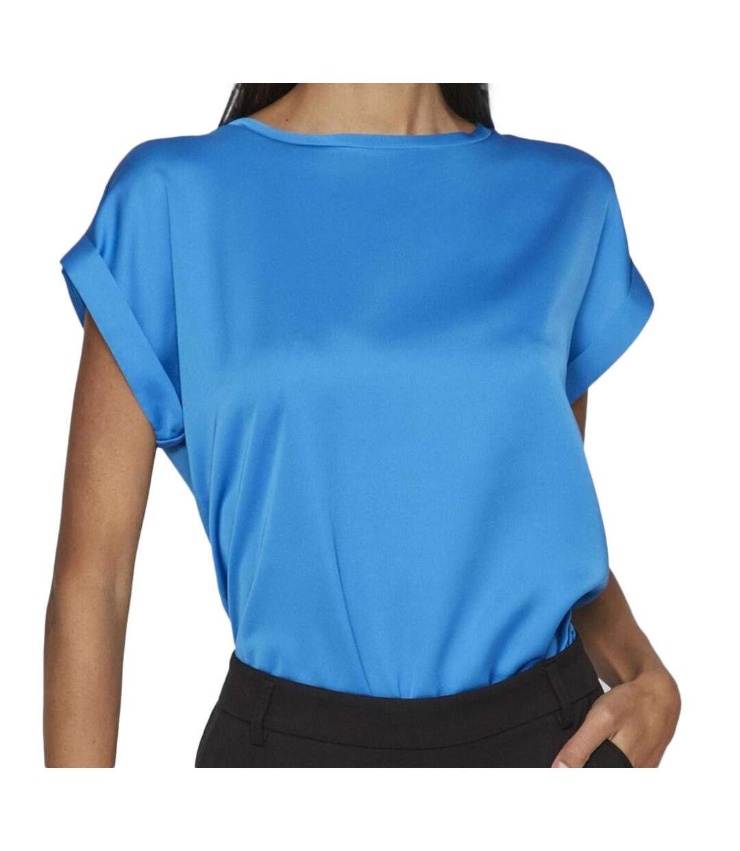 T-Shirt Bleu Femme Vila Ellette - 34-1