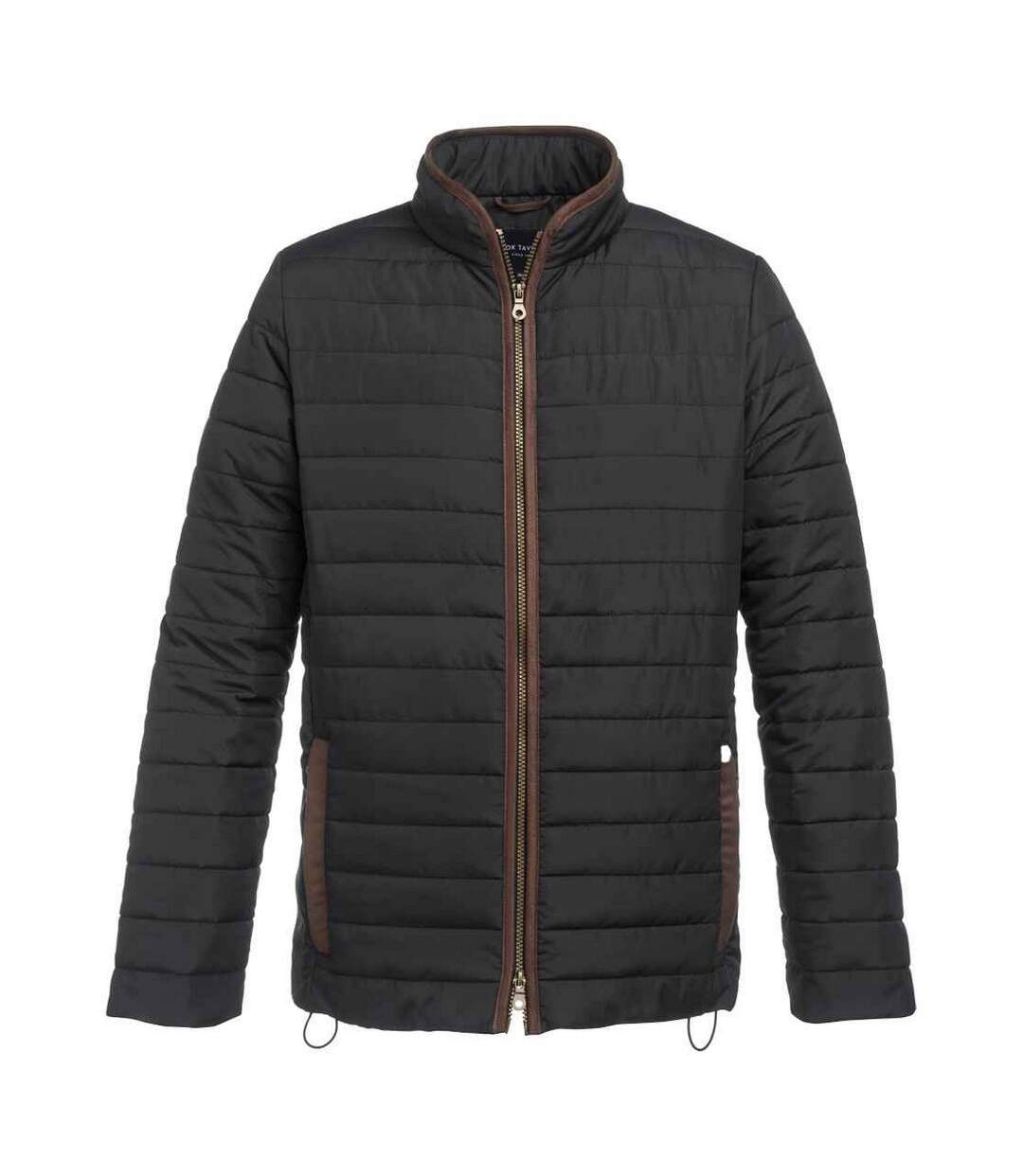 Doudoune matelassée homme noir Brook Taverner-1