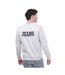 Unisex Adult Back Print Logo Sweatshirt Silver Tommy Hilfiger-2