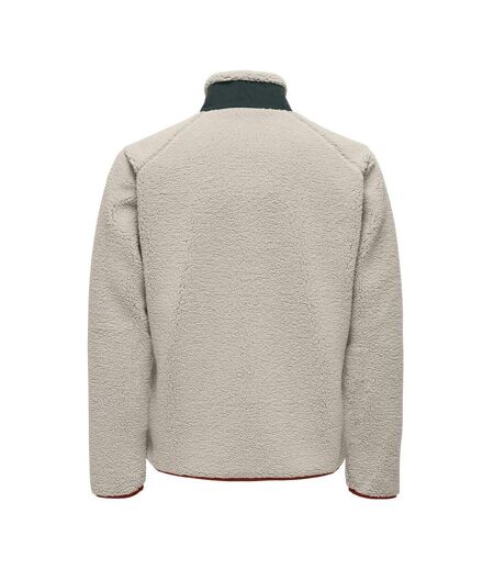 Veste sherpa écru homme only & sons dallas