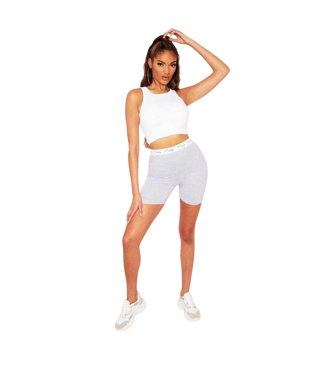 Cuissard De Cyclisme Femme Gris Missy Empire-3