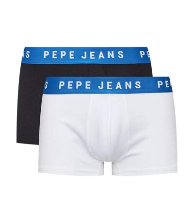 2x Boxers Noir/Blanc Homme Pepe Jeans PMU - L