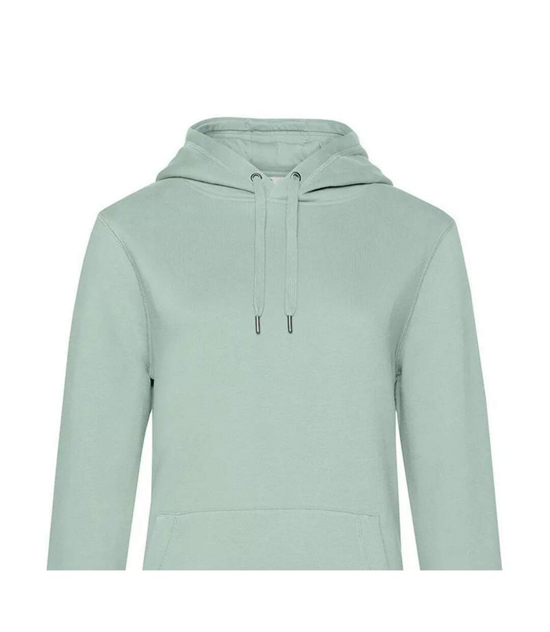 Womens/ladies queen hoodie aqua green B&C