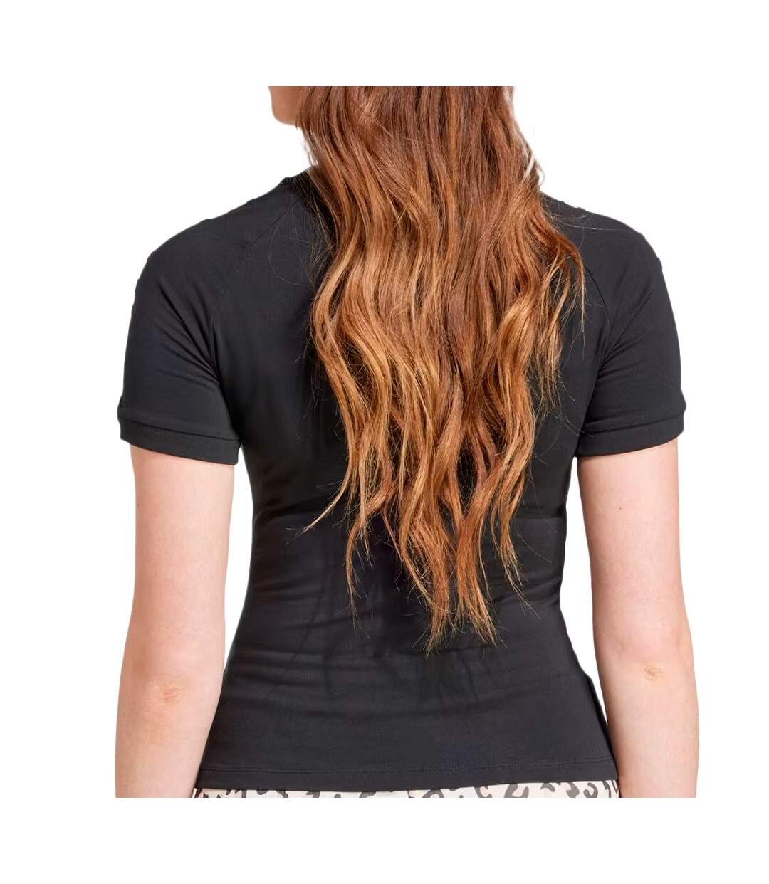 T-Shirt noir femme adidas iw8478-2
