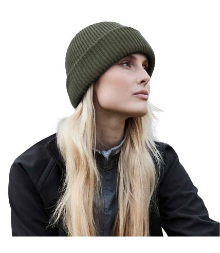 Beechfield Wind Resistant Recycled Beanie (Olive Green)