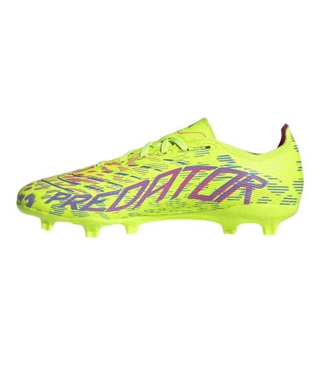 Mens Predator Graphic Print Lace Up Football Boots Lucid Lemon Adidas