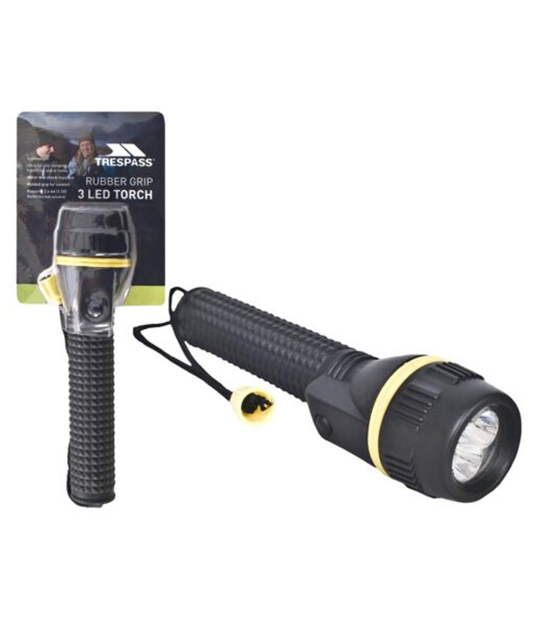 Illumination lampe torche avec 3 led taille unique noir Trespass-2