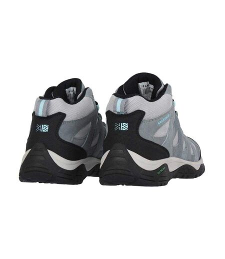 Womens/ladies Summit Ortholite Walking Boots Blue Karrimor