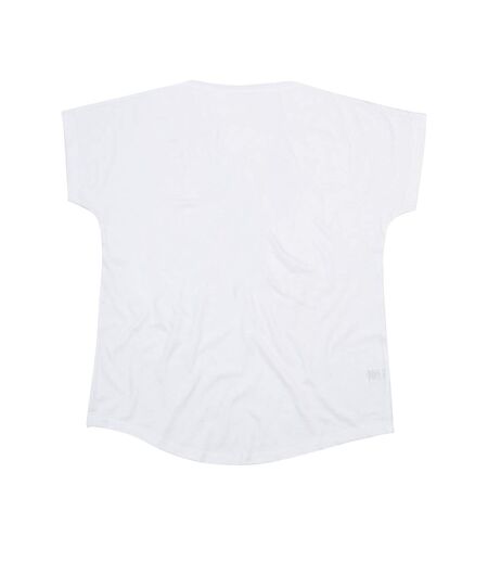Womens/ladies Loose Fit T-shirt White Mantis