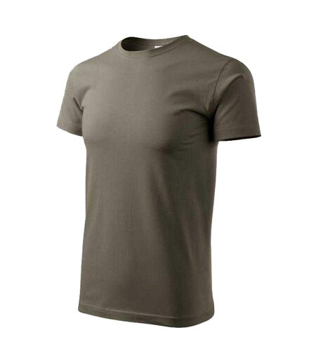T-shirt Basic Homme Kaki Adler