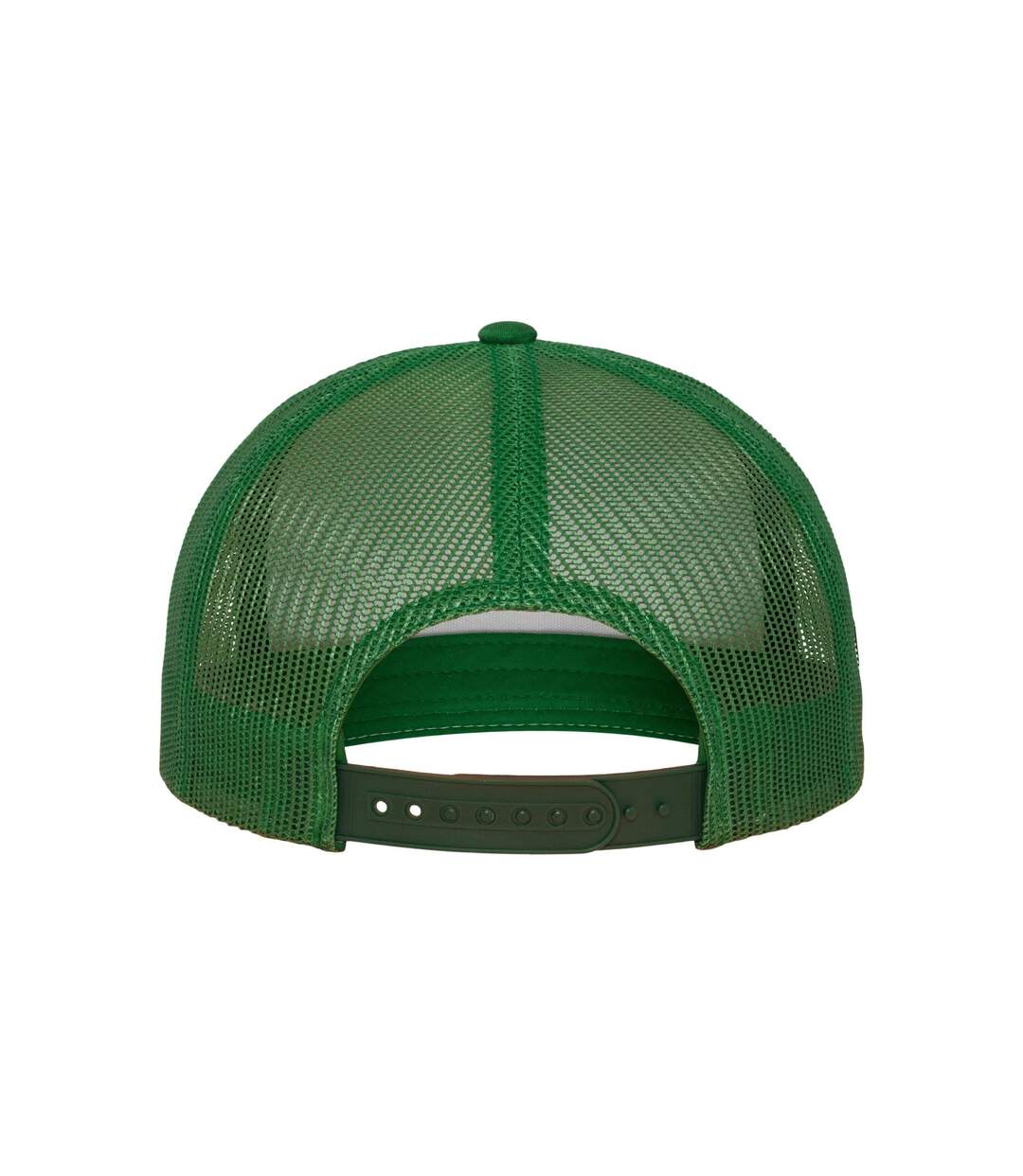 Casquette Trucker Motif/style Uni Classic Adulte Vert Kelly Blanc Flexfit-3