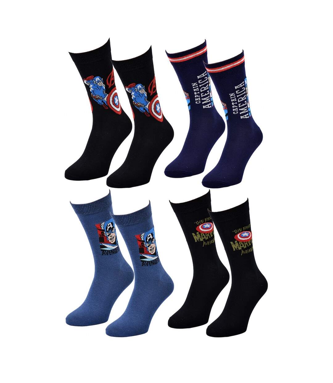 Chaussettes Pack Homme MARVEL AVENGERS - Pack de 4-2