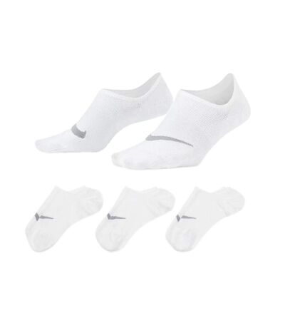 x3 paires de chaussettes blanches femme nike everyday - 34/38