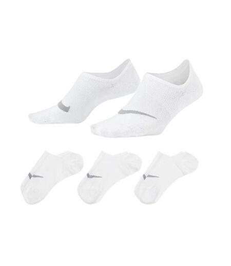 x3 paires de chaussettes blanches femme nike everyday - 34/38