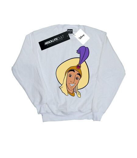 Disney - Sweat ALADDIN PRINCE ALI FACE - Femme (Blanc) - UTBI14116