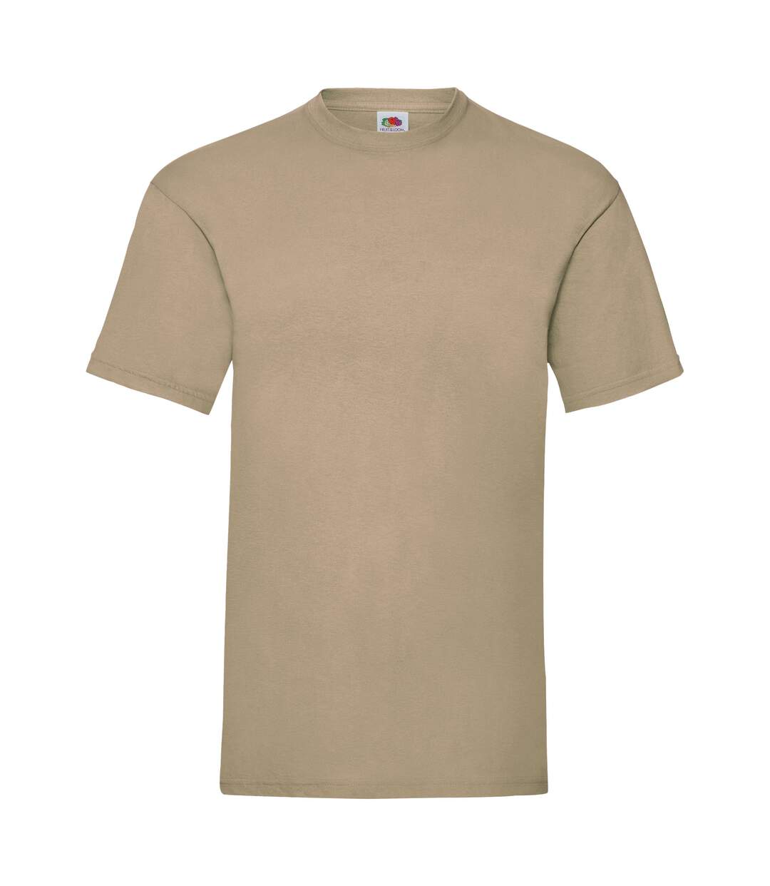 Fruit Of The Loom Mens Valueweight Short Sleeve T Shirt Khaki