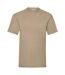 Fruit Of The Loom Mens Valueweight Short Sleeve T-Shirt (Khaki) - UTBC330