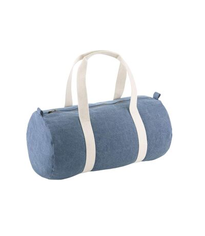 Bagbase Barrel Denim Duffle Bag (Light Blue) (One Size)