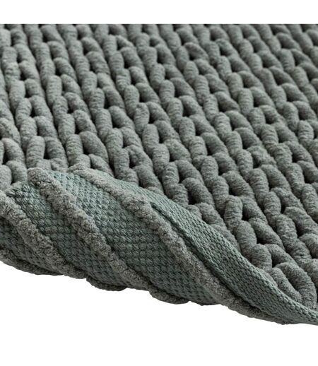 Tapis de Bain en Chenille Ariel 50x80cm Vert Cèdre