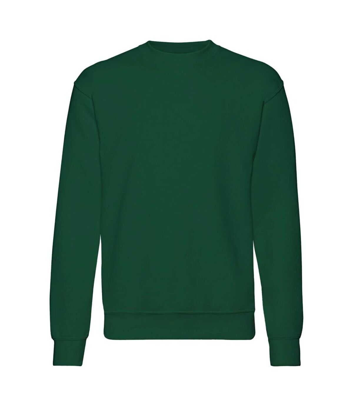 Fruit Of The Loom Mens Set-In Belcoro® Yarn Sweatshirt (Bottle Green) - UTBC365