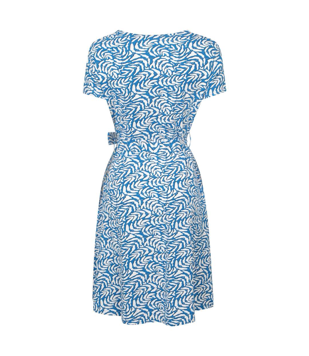 Womens/ladies santorini uv jersey wrap dress bright blue Mountain Warehouse-2