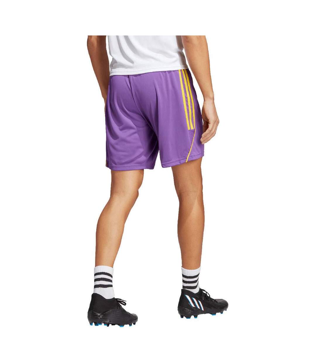 Short Tiro League Homme Violet Clair Adidas-3