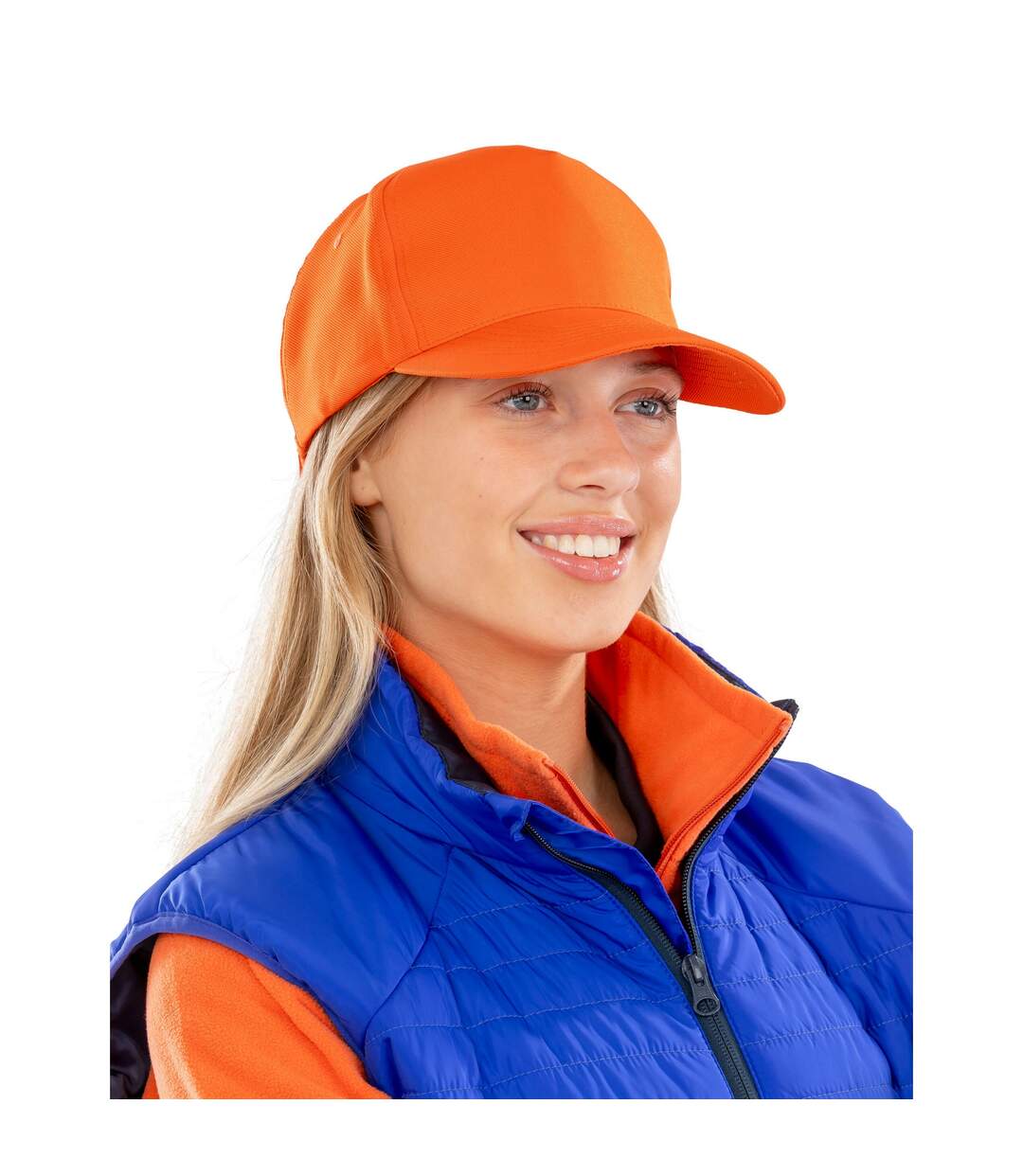 Casquette orange Result Genuine Recycled-2