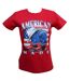 T-shirt femme manches courtes - American made - 9866 - rouge