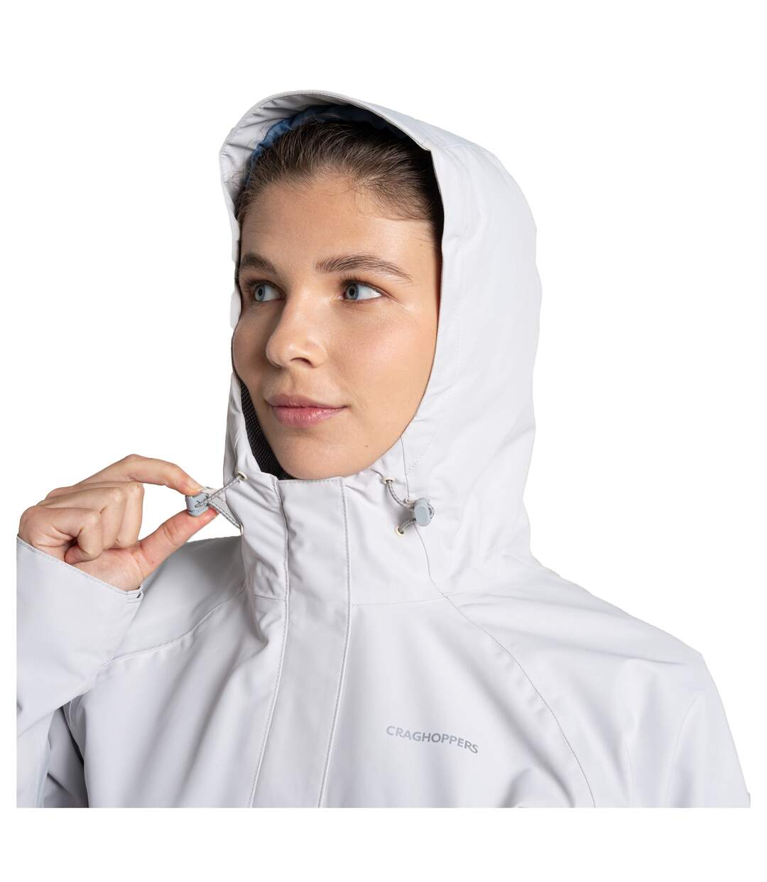 Veste Imperméable Ossus Femme Gris Clair Craghoppers-4
