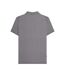 Polo Motif/style Rayure Fil Teint Classic Adulte Gris Lambretta-2