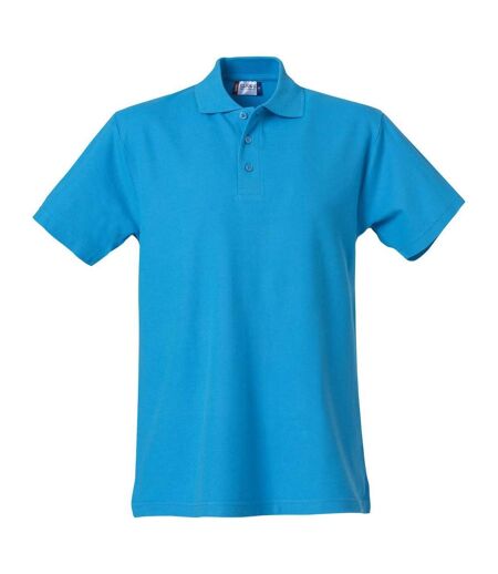 Polo Basic Homme Turquoise Vif Clique
