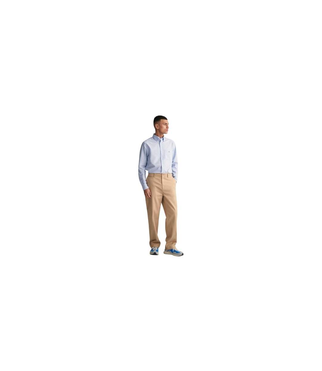 Chemise Homme Bleu Pâle Gant-1
