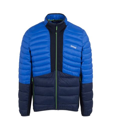 Mens Leedre Colour Block Hybrid Jacket Olympian Blue Navy Regatta