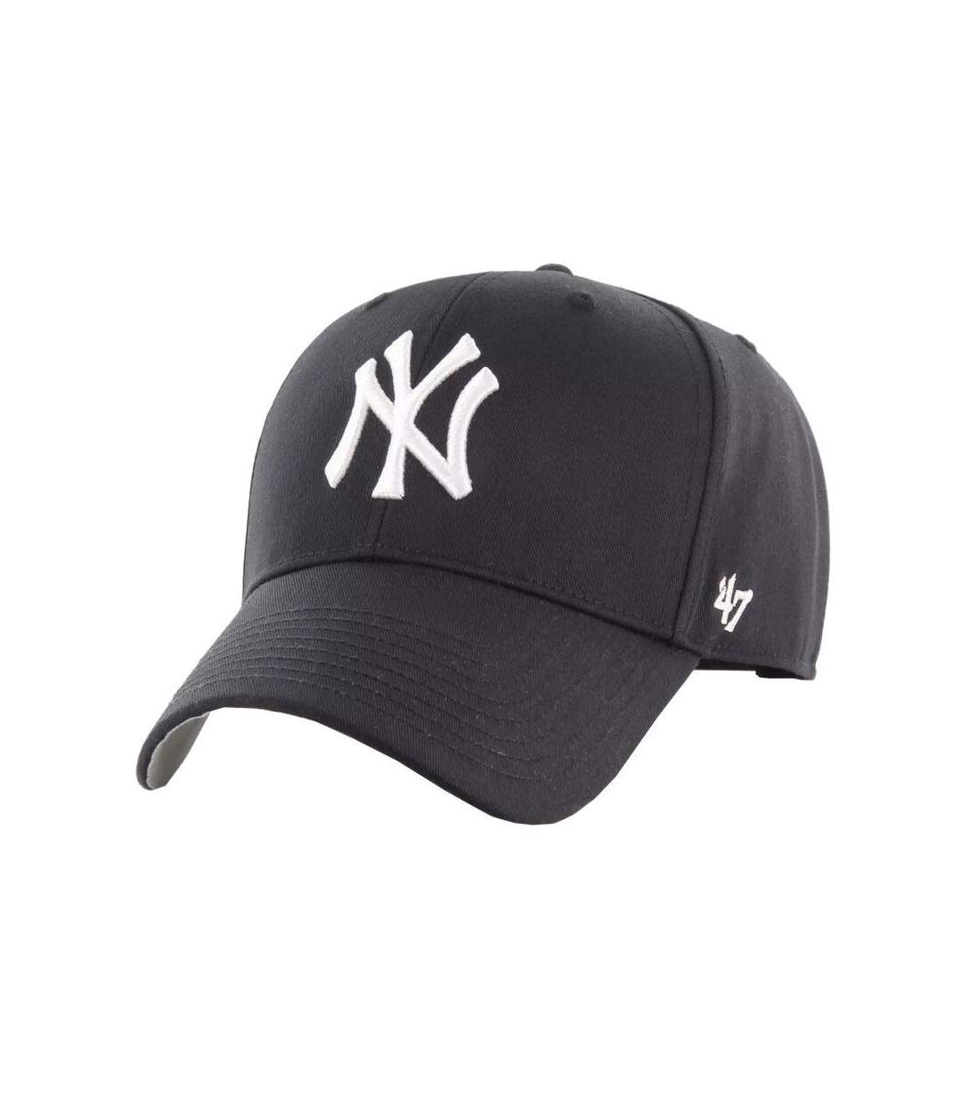 Casquette De Baseball Motif/style New York Yankees Mlb Noir Blanc 47-1