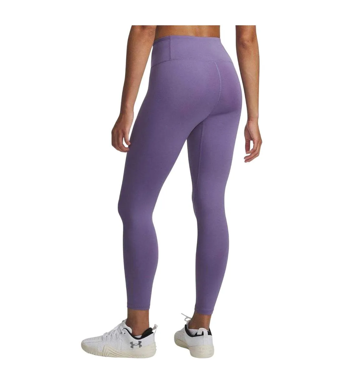 Womens/ladies Motion Leggings Purple White Under Armour-3
